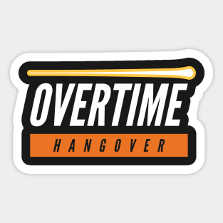 99% hangover Sticker